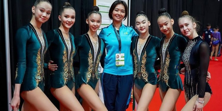 «Золото» чемпионата Азии по художественной гимнастике выиграли казахстанки