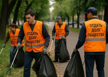 В Казахстане осужденных на общественные работы могут обязать носить жилеты с надписью