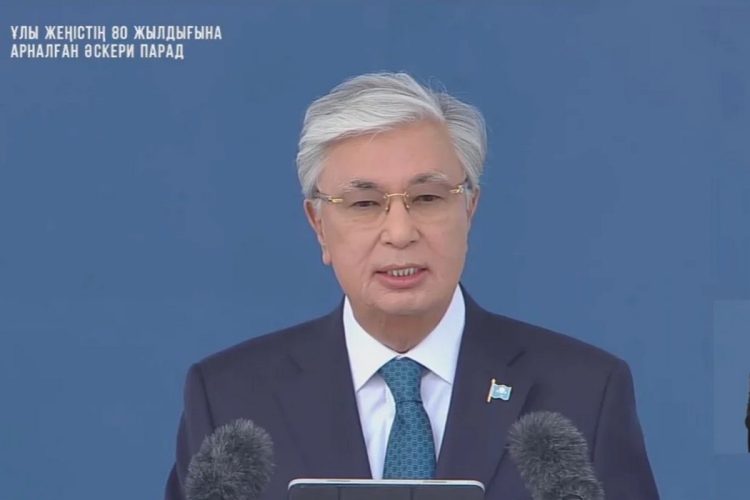 Президент Касым-Жомарт Токаев поздравил казахстанцев с 80-летием Великой Победы
